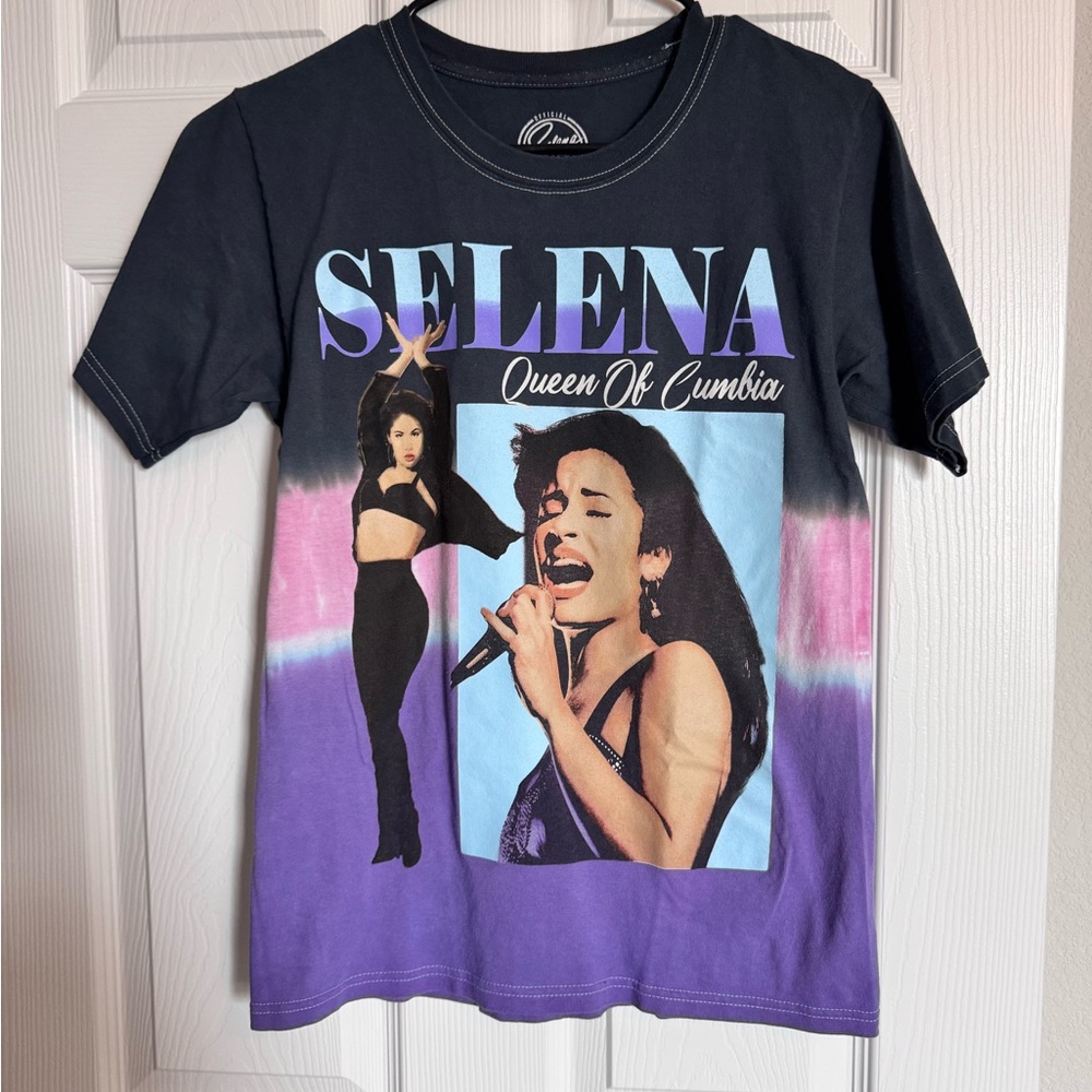 Selena Queen of Cumbia tie dyed T-shirt unisex Size S